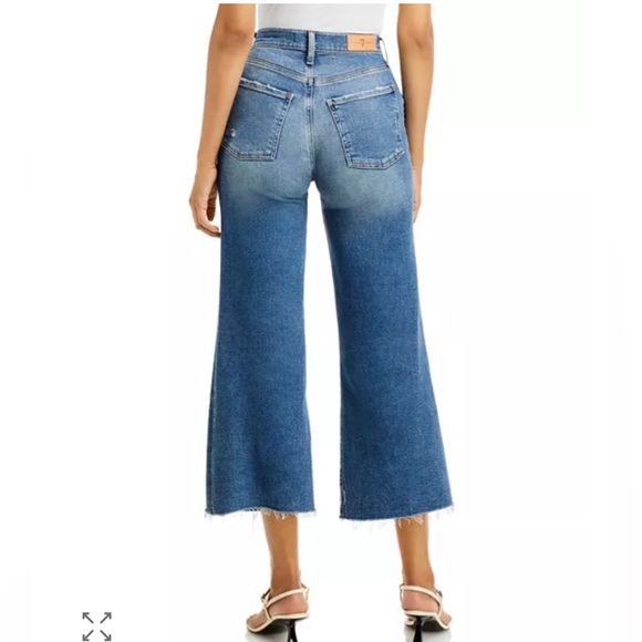 NWT 7 For All Mankind The Ultra High Rise Cropped Jo Jeans Size 29 - Picture 3 of 10